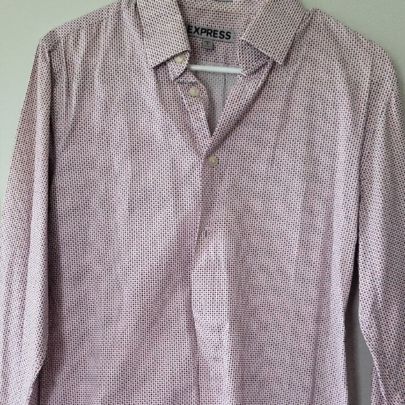 Express Other - Express Purple Casual Button Down Shirt